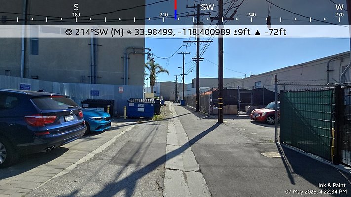 a-Alley N of Centinela Teale to Major579