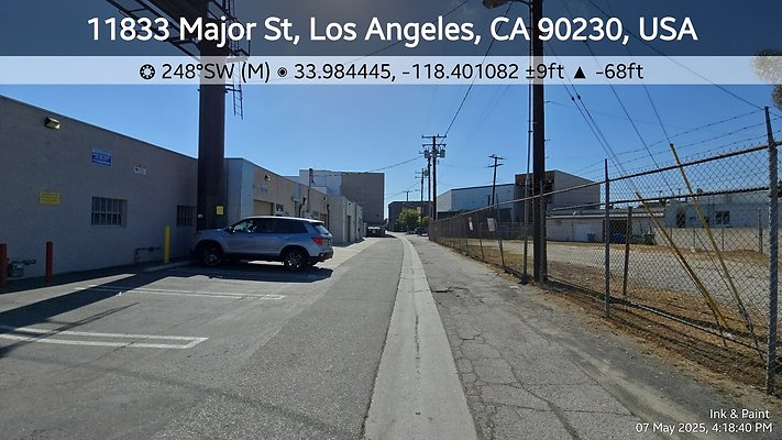 a-Alley N of Centinela Teale to Major566