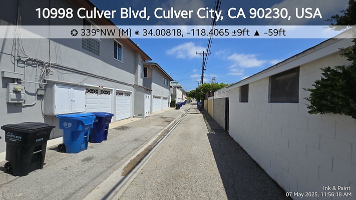 a-Alley E of Culver Elenda to Harter464